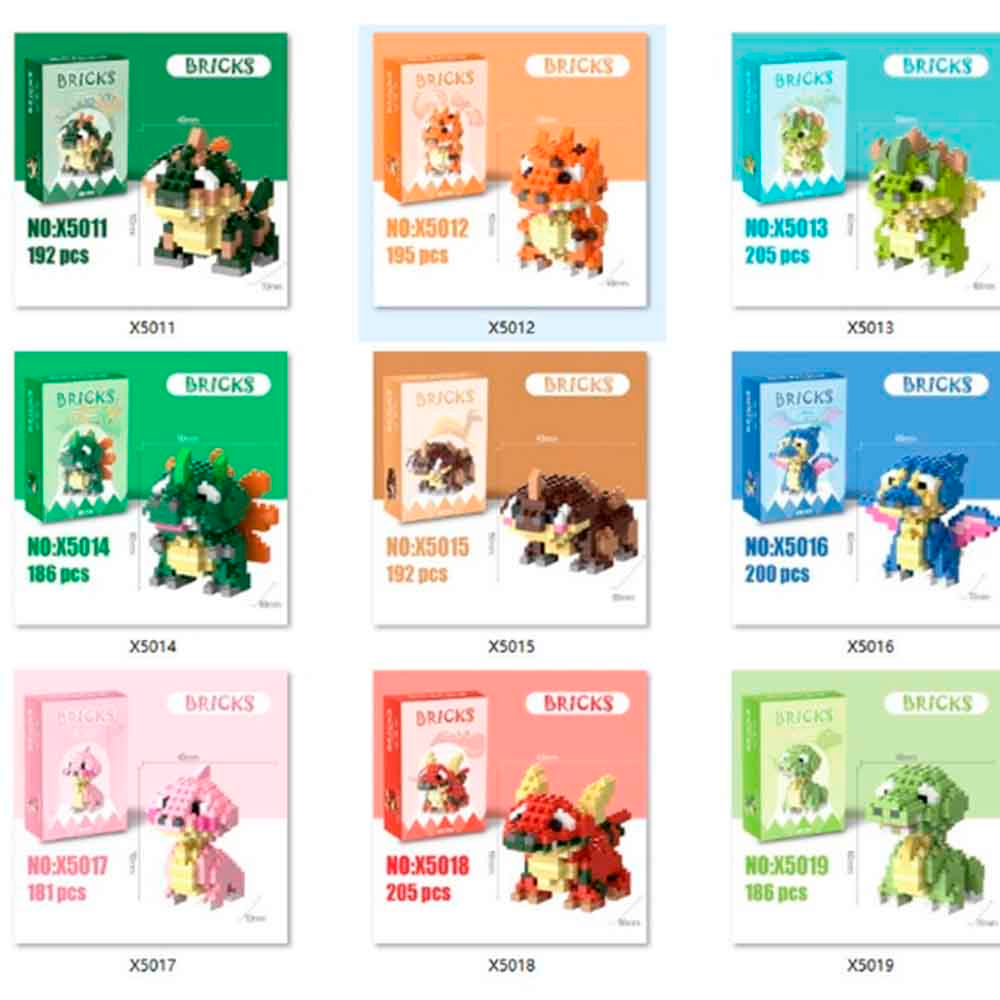 Конструктор Bricks Динозавры