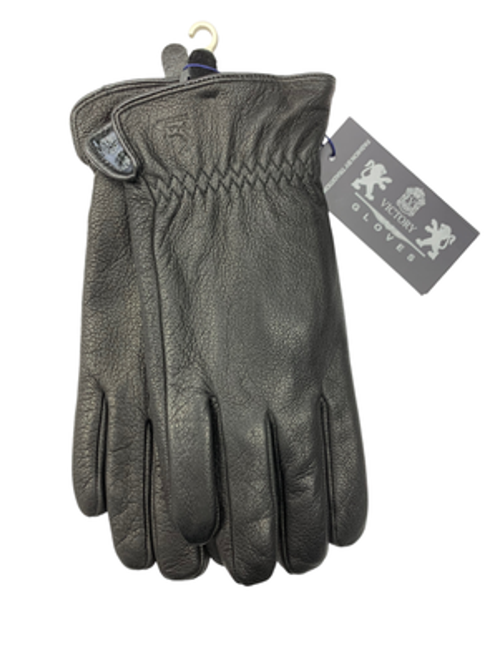Перчатки. Мужские. Материал верха: Кожа оленя. Подклад: Плюш-флис. 5 шт в упаковке.