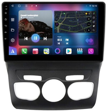 Магнитола для Citroen C4/DS4 2010+ - FarCar BM2006M на Android 13, QLED, ТОП процессор, 4Гб+32Гб, CarPlay, 4G SIM-слот