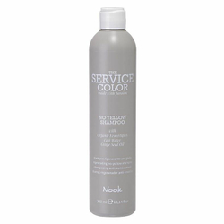 NOOK Шампунь-корректор для обесцвеченных волос  -Service Сolor NO YELLOW Shampoo,1000 мл