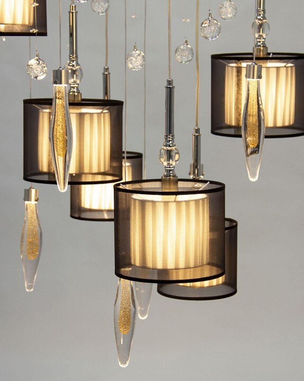 Подвесная люстра Manne Paula PL.5301-(8+4)+5CHshade