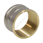Муфта латунь никель Ду 40 (1 1/2") ВР/ВР 9018 ГОСТ 32585-2013 Aquasfera 9018-05