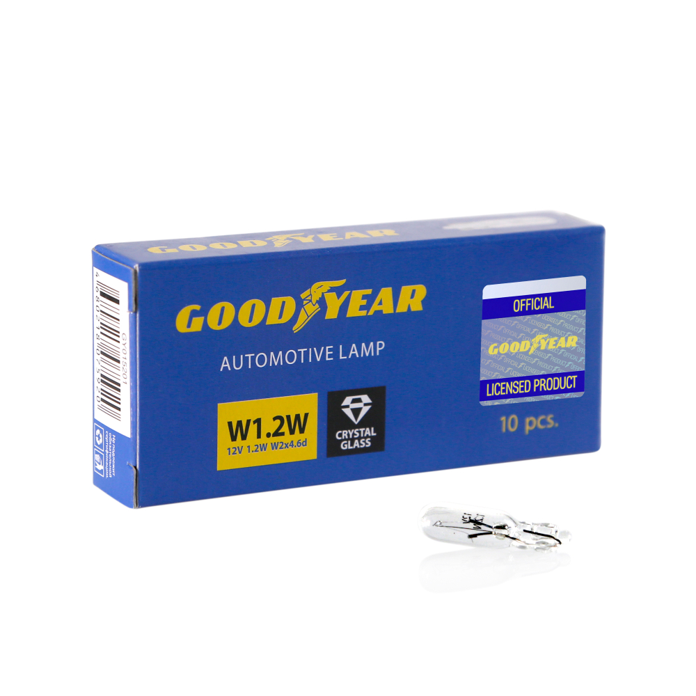 Автолампа 12V 1.2W б/цок Goodyear