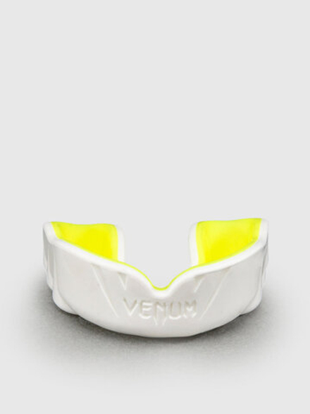 Капа боксерская Venum Challenger White/Yellow