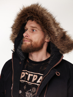 Куртка-Парка Варгградъ мужская чёрный "Русколань"