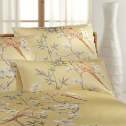 Наволочка 50x70 Elegante Fasan золотая