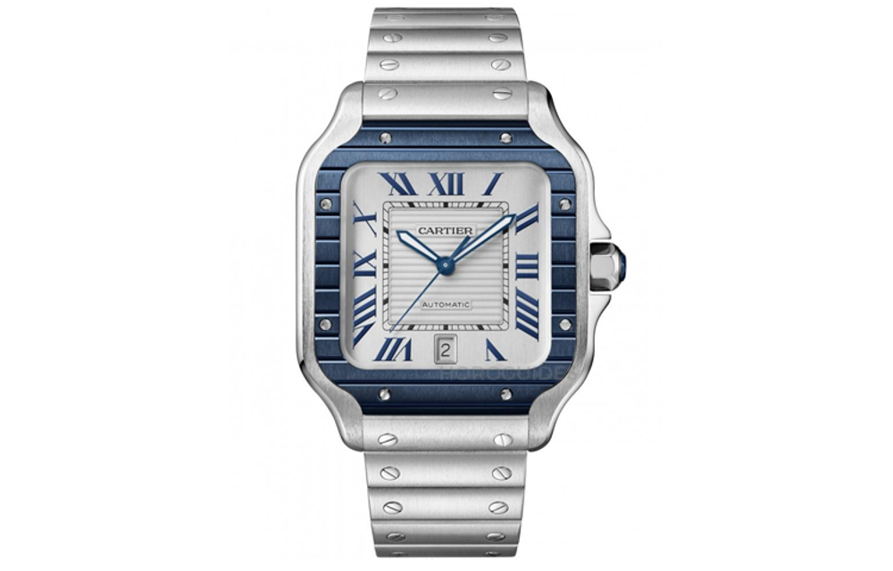 CARTIER SANTOS DE Automatic Mechanical Movement 100m Water Resistance Unisex Watch 39.8mm Silver Dial