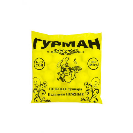 Пельмени Гурман Курино-говяжьи нежные 450 гр