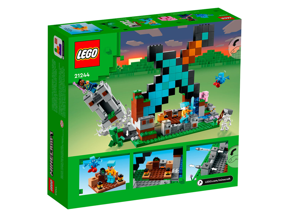 Конструктор LEGO Minecraft 21244 Застава меча