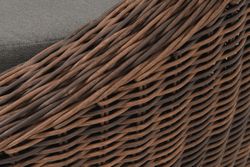 "Барселона" диван из искусственного ротанга трехместный, цвет коричневый