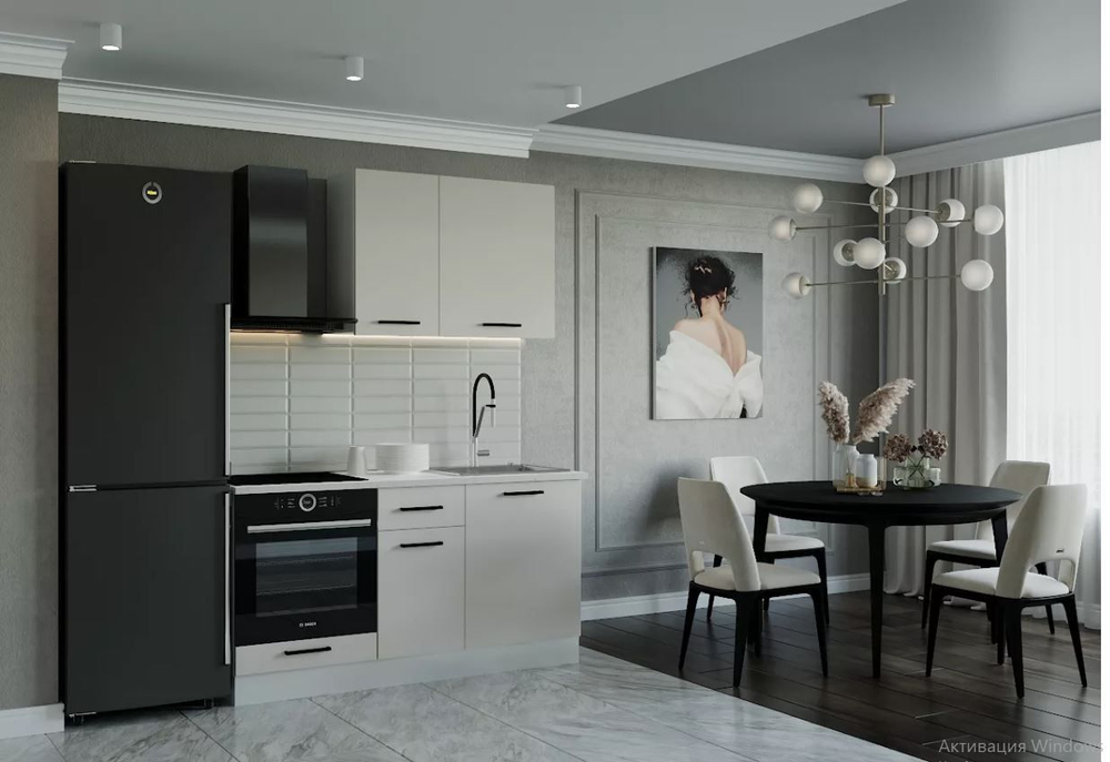 Кухонный гарнитур Шампань 1600 (38мм)