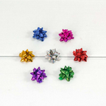 Бант Звезда 2,5см Набор 7 шт на липучке голография (Микс)