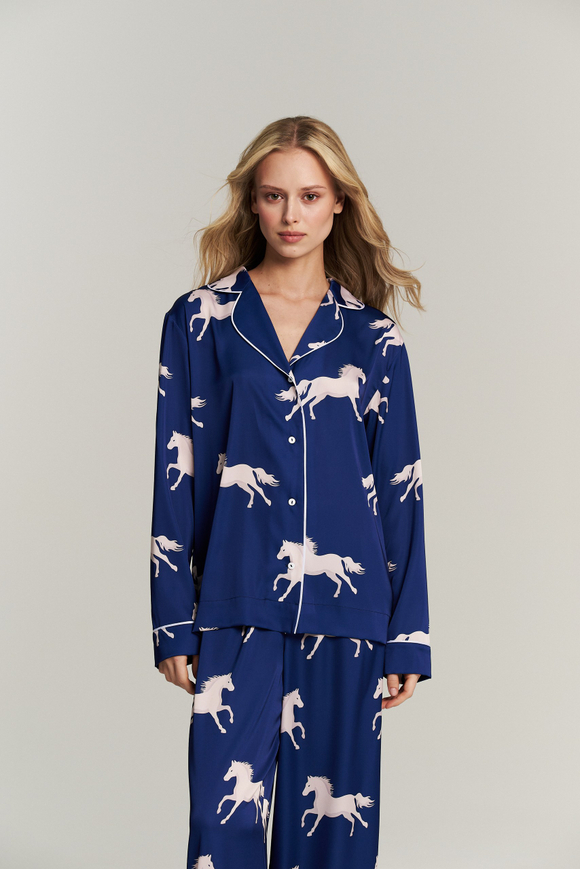 Костюм двойка с лошадьми - S размер