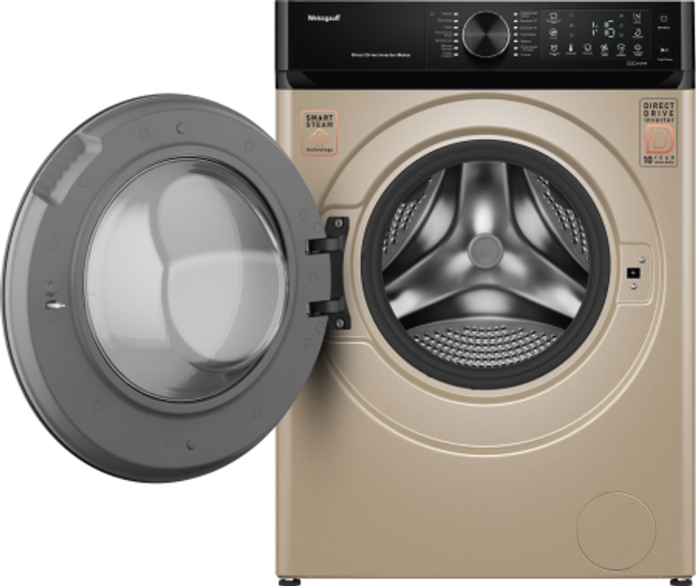 Сушильная машина Weissgauff WM 59411 Direct Drive Inverter Steam Champagne