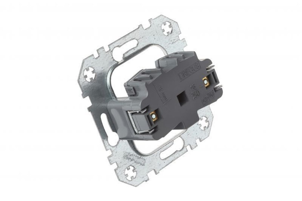Розетка без Заземляющих Контактов Коричневая IKL 16-304-01 E/R LIREGUS EPSILON