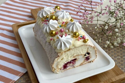 Меренговый рулет "Праздничный" 0,45 кг