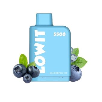 Картридж ELF BAR 5500 LOWIT Черника Лёд - Blueberry Ice