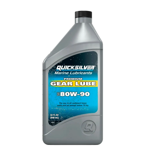 Масло трансмиссионное Quicksilver Premium Gear Lube SAE 80W90, 1 л