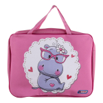 Папка А4 с ручками, текстиль с кожзамом, 50мм, микс12 дизайнов