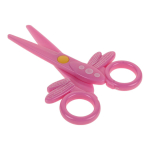 Ножницы детские пластиковые "Стрекоза", 12 см, на картоне