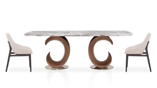 Стул Grace серая экокожа