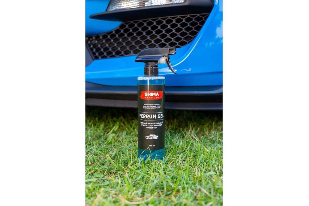 SHIMA DETAILER "FERRUM GEL" Гелевый pH-нейтральный очиститель, BUBBLE GUM 500мл.