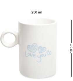 GAEM Art MUG-199/3 Набор кружек из 2-х «История любви»