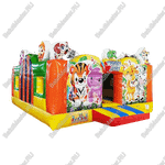 Коммерческий батут "Добрые зверята", 5*5*2.8 м