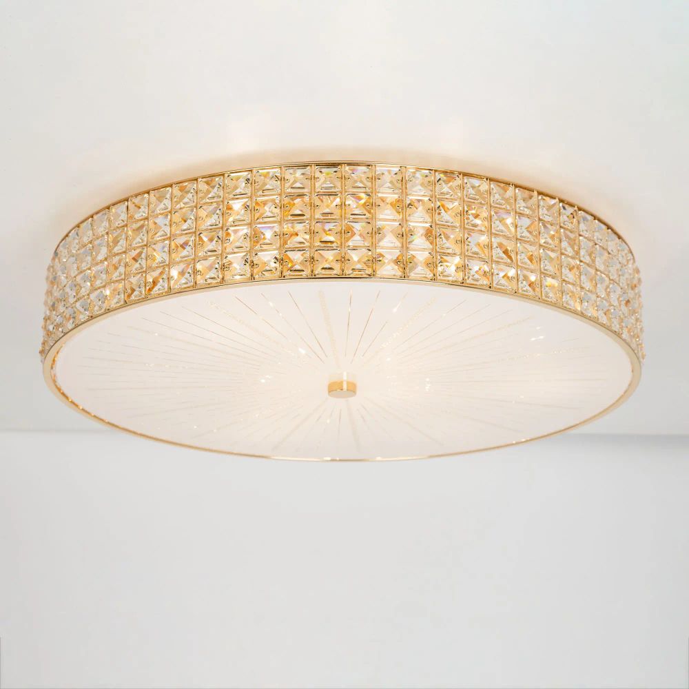 Citilux Портал CL324102 Люстра хрустальная Золото