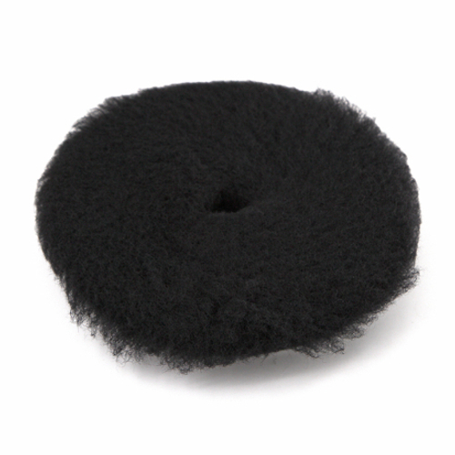 Shine Systems Black Wool Pad - полировальный круг из черного меха, 155 мм