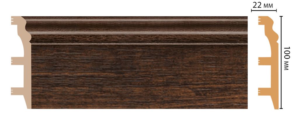 Плинтус DECOMASTER D232-966 (100*22*2400мм)