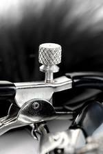 Зажимы для сосков с черным пухом ToyFa Theatre 705009