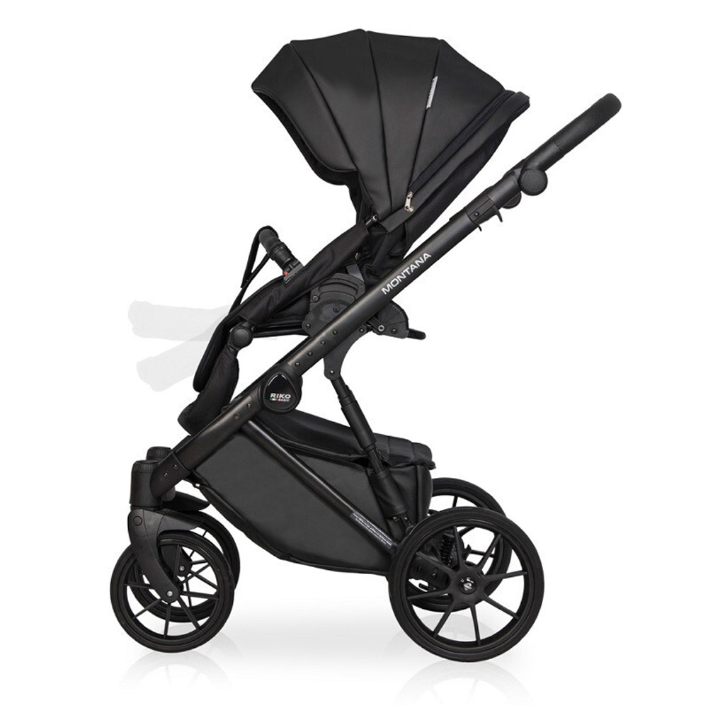 Детская коляска Riko Basic Montana Ecco 2 в 1 12 Black