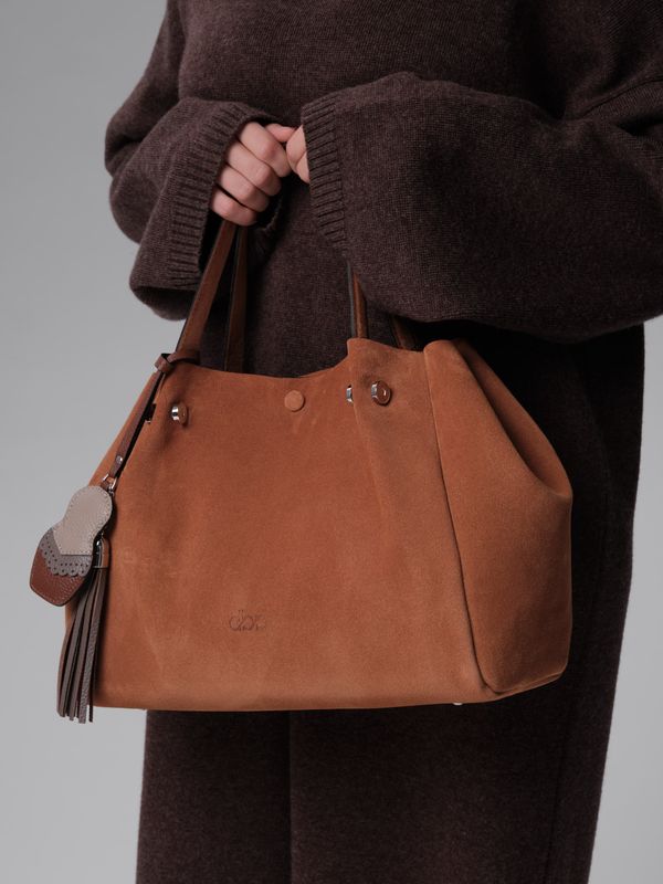 Замшевая сумка Vasilisa DBR 31210 вуд