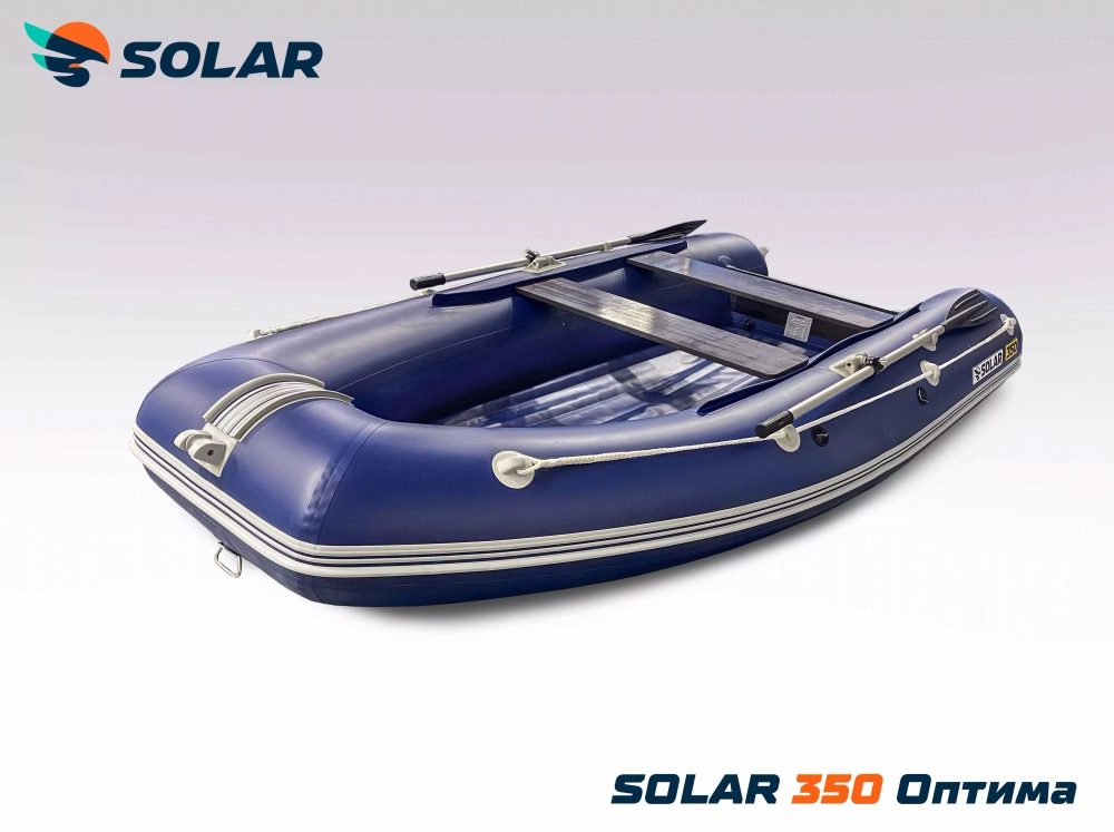 Лодка надувная моторная solar-350 к (оптима)
