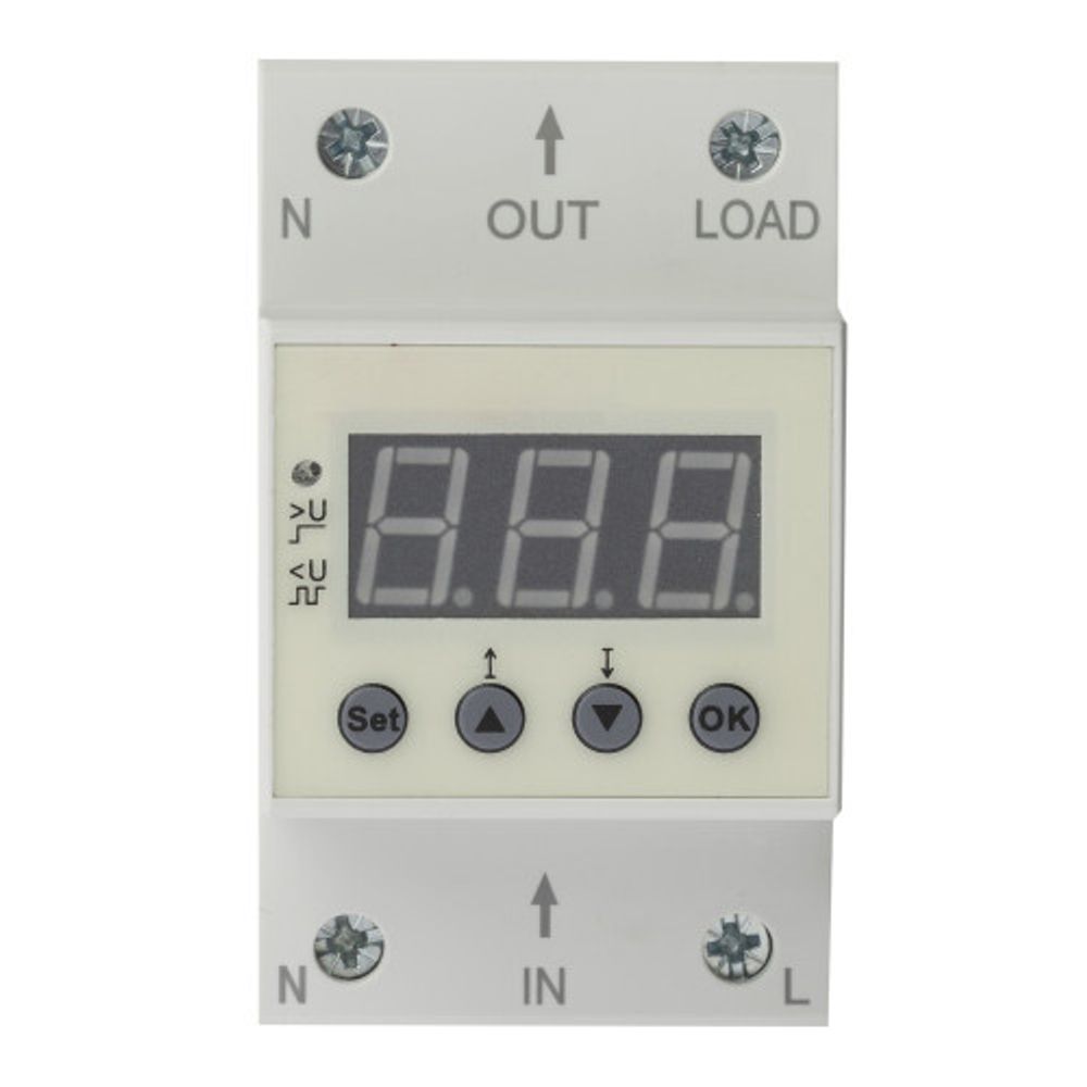 Реле контроля напряжения ЭРА PRO NO-903-41 РКН-1 63А электронный дисплей | Вспомогательные элементы и аксессуары