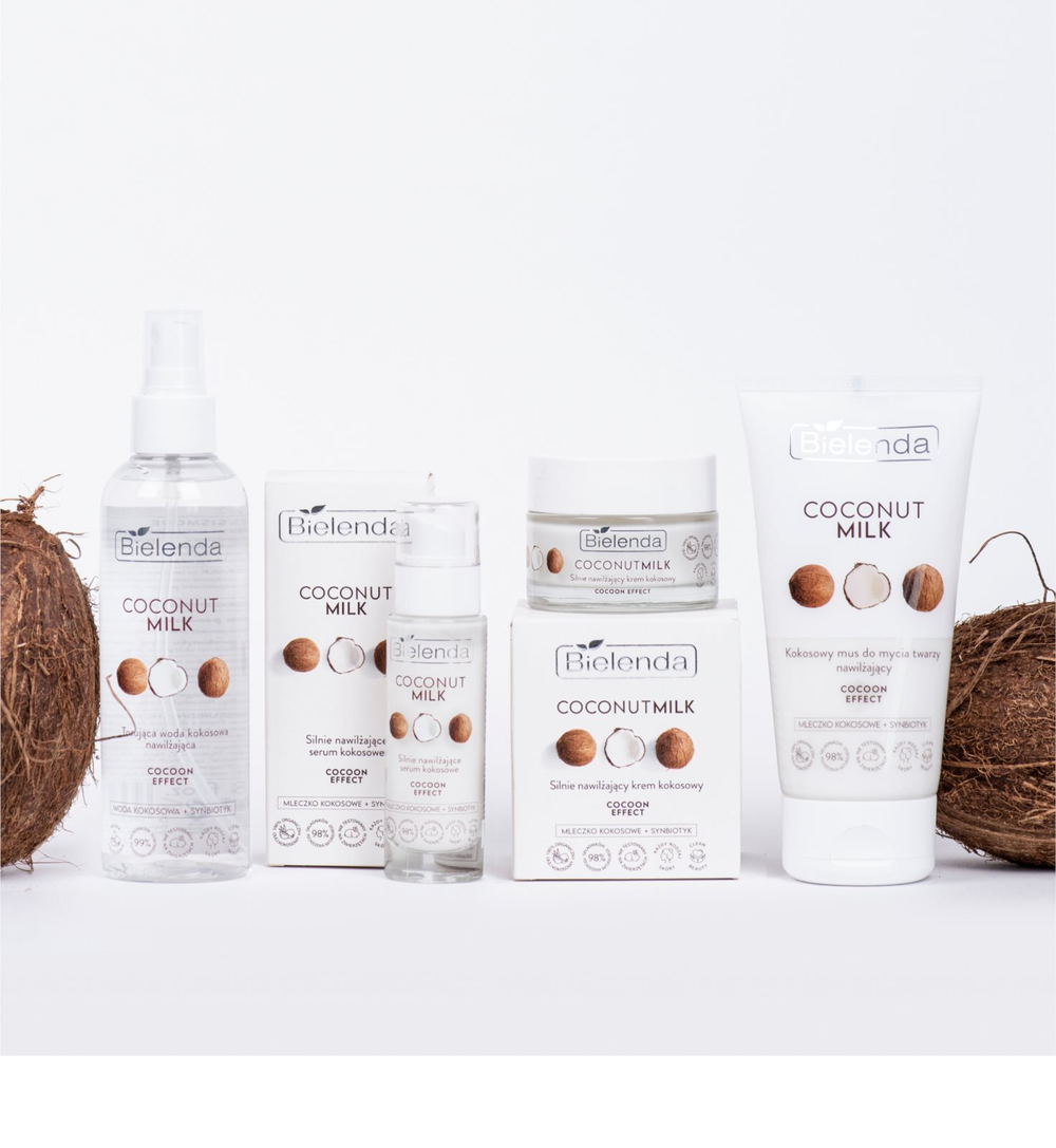 Bielenda Coconut Milk - увлажняющая очищающая пенка с кокосом /   135  g  / GTIN 5902169047337