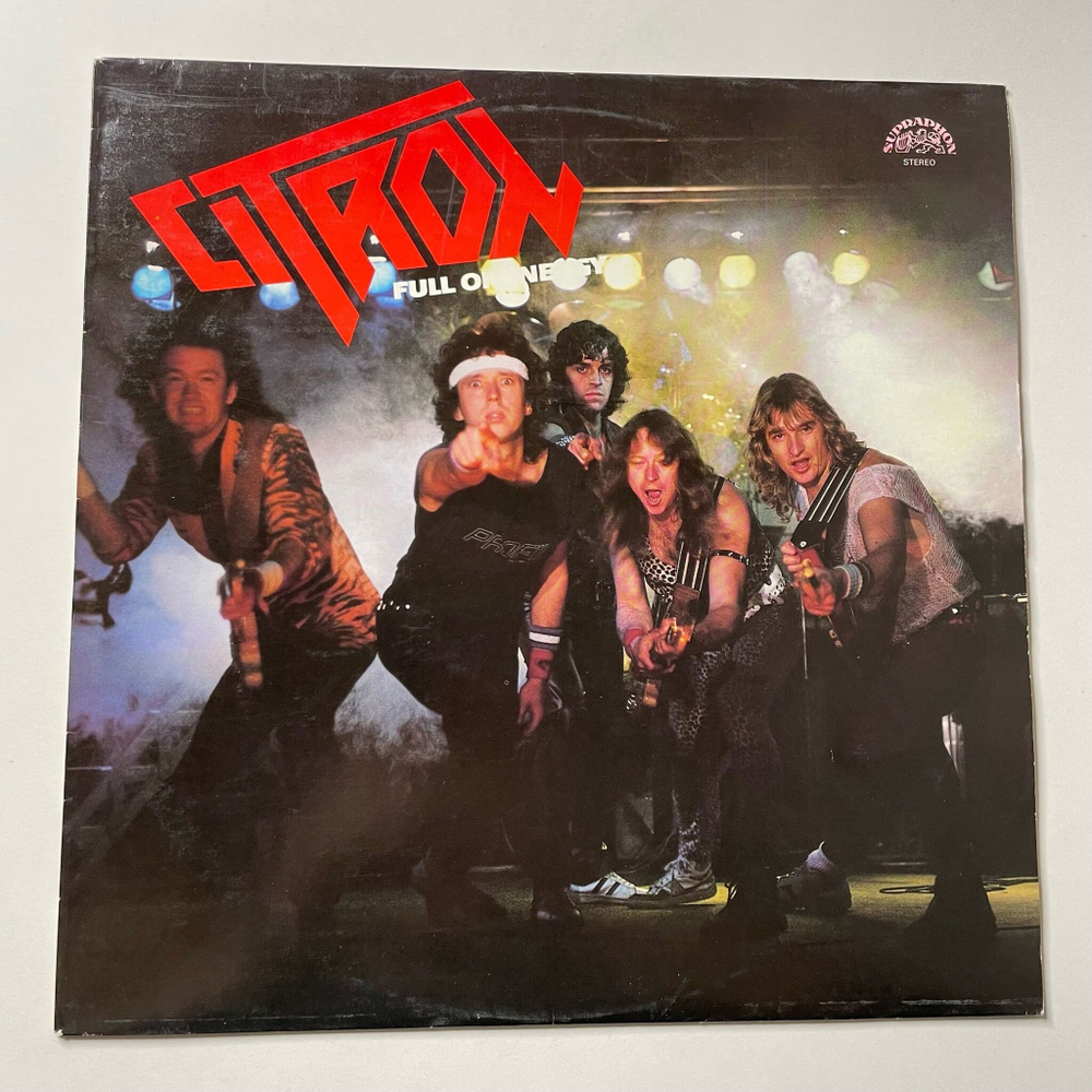 Винтажная виниловая пластинка LP Citron Full Of Energy (Чехословакия 1987)