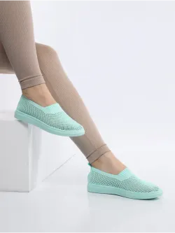 Мокасины летние текстильные