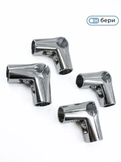 Соединитель угловой трех труб к системе Joker, UNO 04, КОМПЛЕКТ 4ШТ