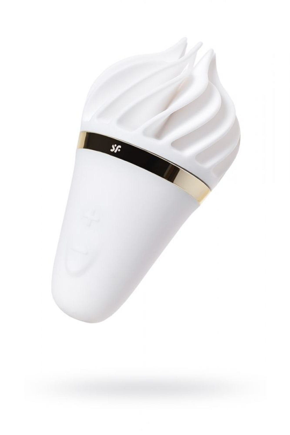 Вибромассажер-спиннатор Satisfyer Layons Sweet Treat, белый-золотой
