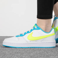 Женские кроссовки Nike Court Borough Low 2 'White Baltic Blue Volt' BQ5448-122