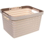 Корзинка для хранения с ручками «ФЛОДАРЛИНГ», цвет слоновая кость, 31*22.8*18.2см
