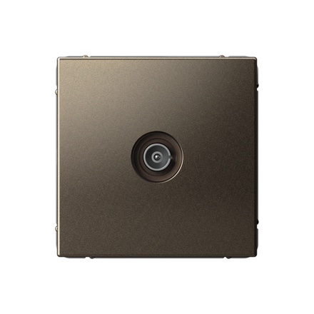 Розетка телевизионная проходная TV ArtGallery 4дБ механизм мокко SE GAL000692