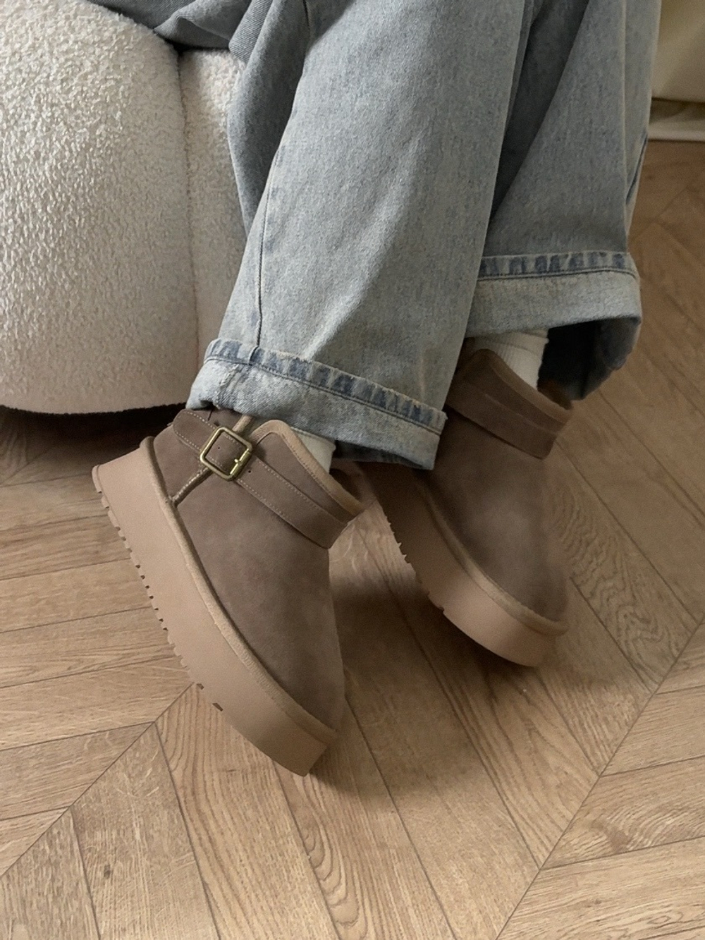 Угги из натуральной замши