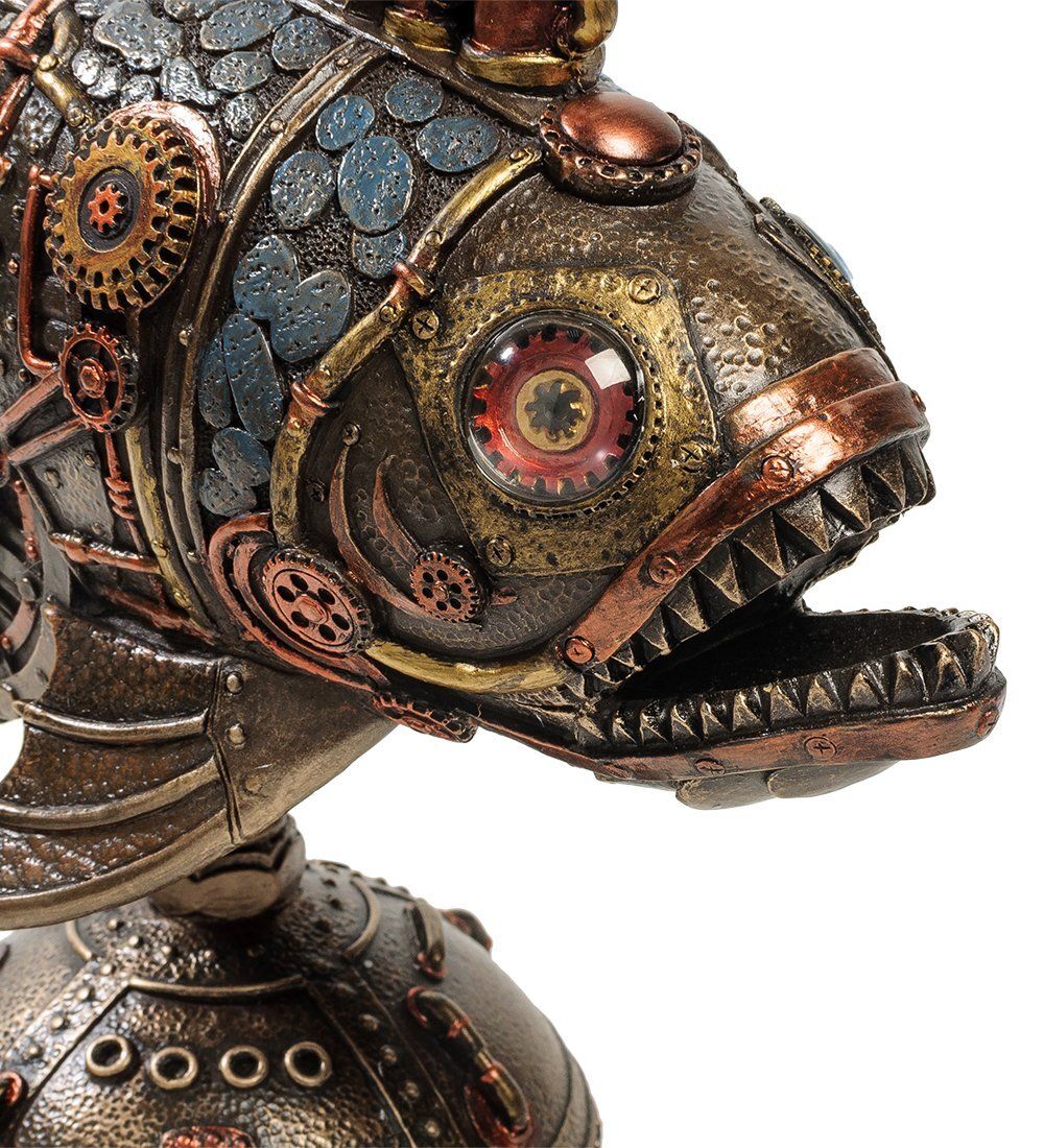 Veronese WS-905 Статуэтка в стиле Стимпанк «Рыба Удильщик» с подсветкой