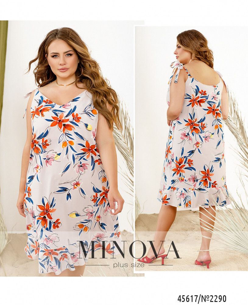 Платье 2290-серый Minova Платье 2290-серый Minova