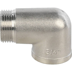 Угольник STOUT никелированный 3/4" ВР/НР