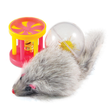 Игрушка для кошек Triol Мяч+мышь