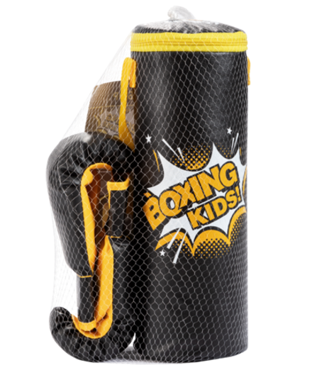 Набор для бокса E1454, к/з, черный, в сетке